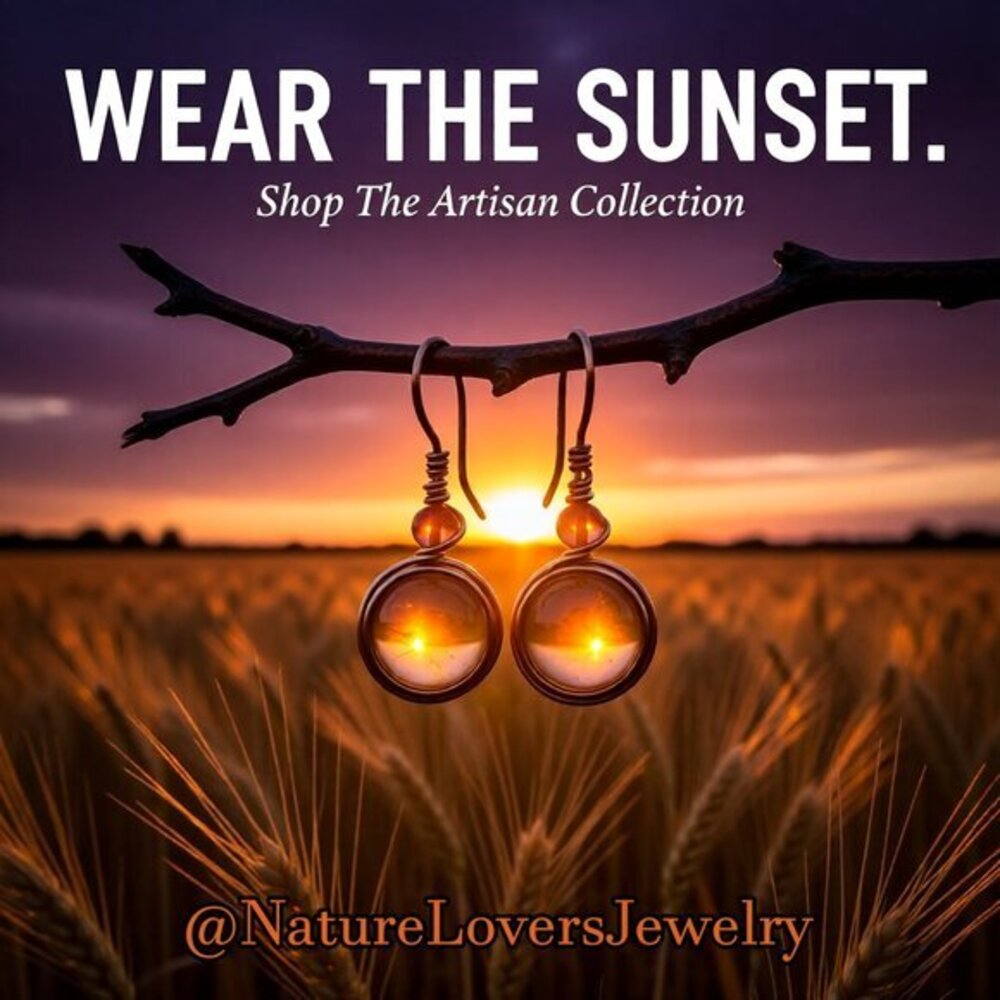 Vibrant Flame Orange, Pumpkin, Mango, Citrus and other Sunset Hued OOAK Jewelry